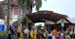 Sehari Penuh Puskesmas Lubuk Basung Gelar Aksi Pemeriksaan Paru