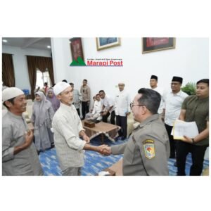 Pedagang Pasar Bersilaturahmi dengan Bupati Eka dan Legislator Wel Ahmad