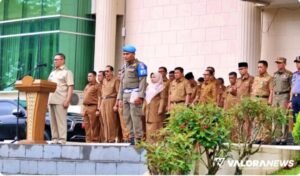 Hari Pertama Masuk Kantor, Wali Kota Pimpin Apel Pasca Libur Lebaran