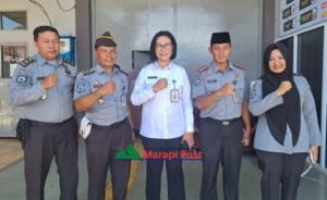 Lebaran Hari ke 2, Kakanwil Ditjen Lapas Sumbar Kunjungi Lapas Lubuk Basung