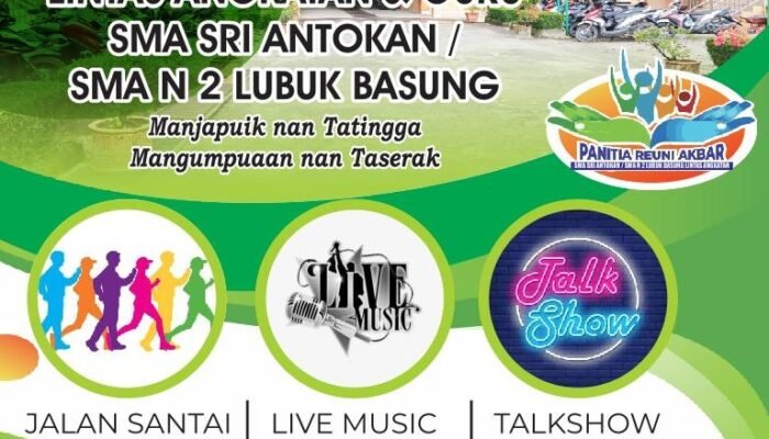 Alumni SMA Negeri 2 Lubuk Basung Akan Reuni Akbar Lintas Angkatan