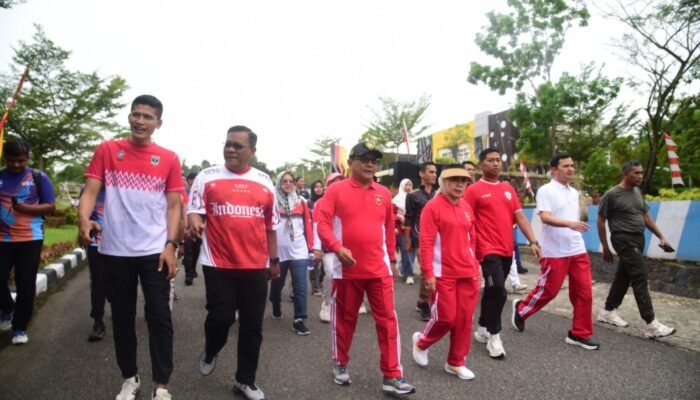 HUT RI ke-80 Pd. Pariaman Meriah, Forkopinda, ASN, Warg Ikut Kegiatan