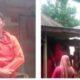 Kiri Rano Fajri, kanan almarhum Barun Alamsyah saat dibawa ke pemakaman.