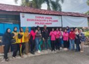 Hebat!, Gabungan Bhayangkari dan Polwan Polres Agam Dirikan Dapur Umum