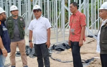 Bupati Pd. Pariaman Tinjau Progres Cepat Bangun Huntara Korban Banjir Bt. Anai