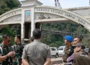Wawako Pd. Panjang Dampingi Danpuspomad Tinjau Jembatan Kembar