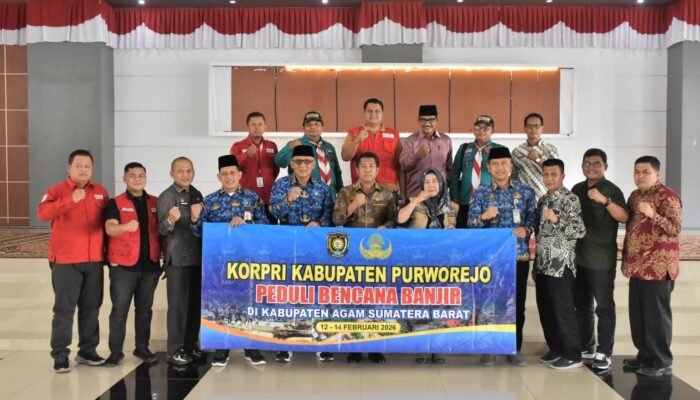 Kepedulian Pemkab Purworejo, Salurkan Bantuan Bencana Kabupaten Agam