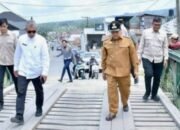 Didampingi Pihak Terkait, Bupati Agam Tinjau Jembatan Bailey Bukik Batabuah