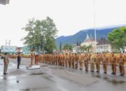 Apel, Bupati Welly Suhery Tegaskan Disiplin ASN, Serahkan Penghargaan