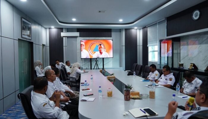 Wabup Tanah Datar Ikuti Rakor Huntap Bencana Hidrometeorologi, Virtual