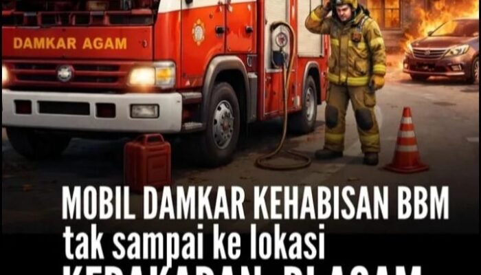 Rumah Warga Terbakar, Armada DAMKAR Kehabisan BBM Dalam Perjalanan, he, he
