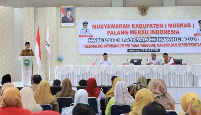 H. Parulian Dalimunthe Dilantik Jadi Ketua PMI Kab. Pasaman Periode 2026-2031