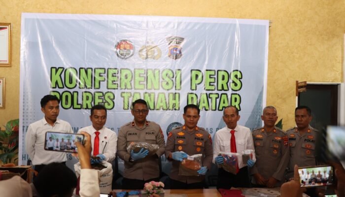 Hebat Polres Tanah Datar, Bongkar Kasus Penjualan Sisik Terenggiling & Narkoba