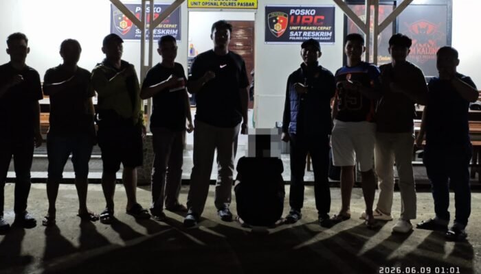 Pemuda Pasbar, inisial DP Diringkus Polisi, Diduga Memakan Anak Dibawah Umur