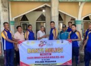 Peringati HUT Polri ke-80, Polsek Pasaman Bhakti Religi di Masjid Baitul Makmur