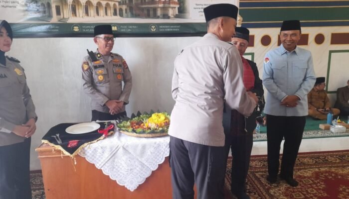 Kapolres Nur Ichsan Berpesan, Jaga dan Makmurkan Mssjid Nur Ihsan Almadani