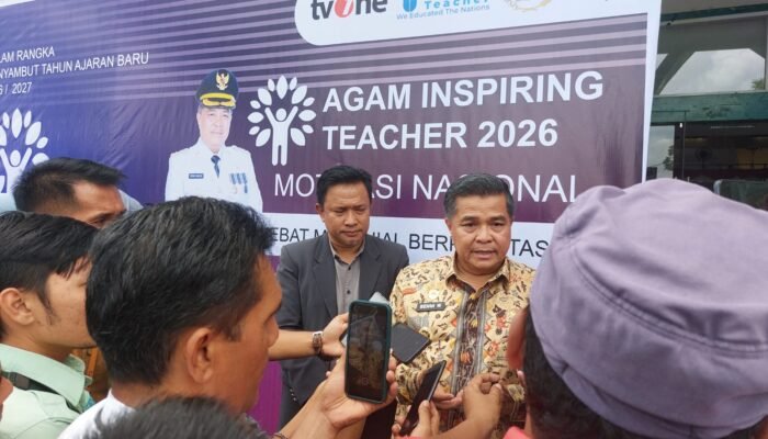 Agam Isnsipiring Teacher 2026 Sukses, Dibuka Resmi Bupati Agam Benni Warlis