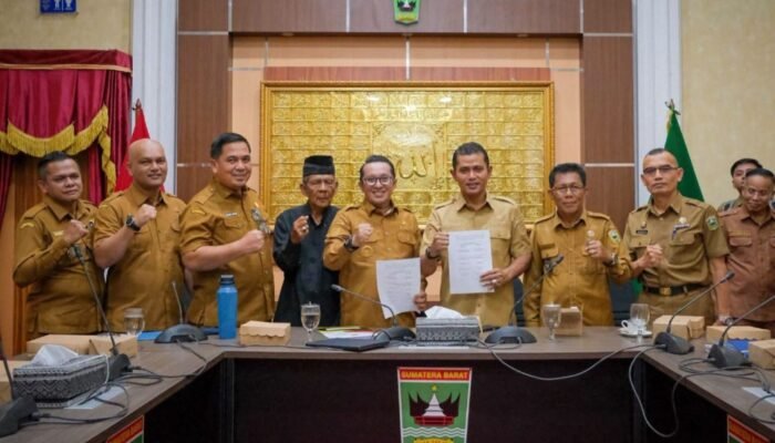 Tapal Batas Nagari Simawang dan Nagari Bukit Kanduang Difasilitasi Kemendagri RI