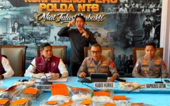 Polda NTB Bongkar 61 Kasus Narkoba dalam Sebulan, Sita 8,3 Kg Sabu, Amankan 86 Tersangka