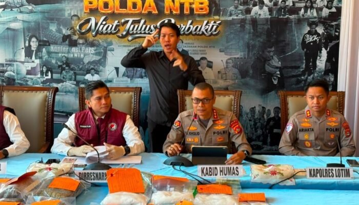 Polda NTB Bongkar 61 Kasus Narkoba dalam Sebulan, Sita 8,3 Kg Sabu, Amankan 86 Tersangka