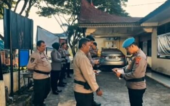 Wakapolres Tanah Datar Lakukan Mengecek, dan Gaktiblin Polsek Limakaum