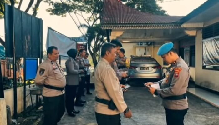 Wakapolres Tanah Datar Lakukan Mengecek, dan Gaktiblin Polsek Limakaum