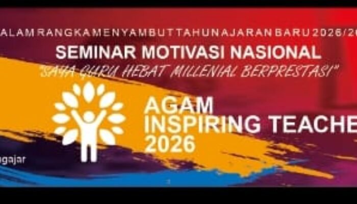 Agam Gelar Inspiring Teacher 2026, Tema “Saya Guru Hebat Milenial Berprestasi”