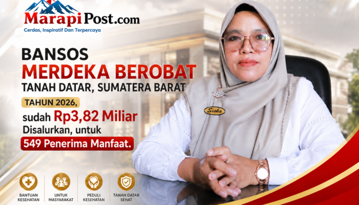 Bansos Merdeka Berobat Tanah Datar 2026, Tersalur Rp3,82 Miliar 549 Manfaat