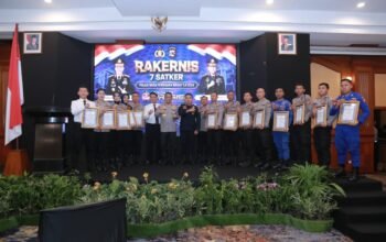 Kapolda NTB Irjen Pol. Kalingga Rendra Raharja Resmikan Rakernas Gabungan