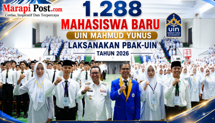 1.288 Mahasiswa Baru UIN Mahmud Yunus Laksanakan PBAK- UIN Tahun 2026