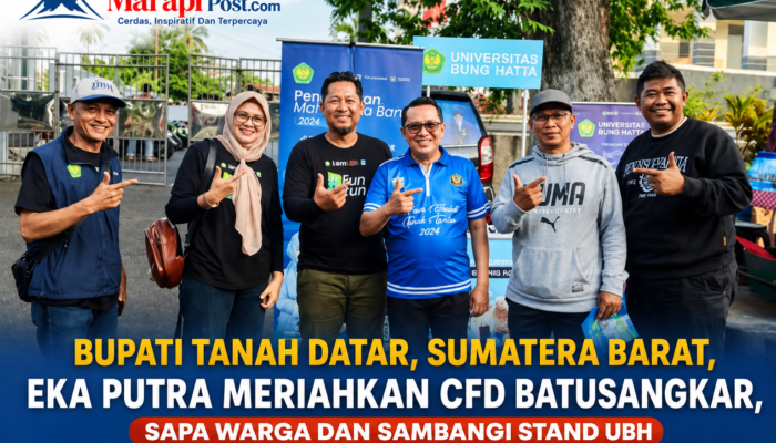 CFD Batusangkar Meriah, Bupati Tanah Datar Sapa Warga, Sambangi Stand UBH