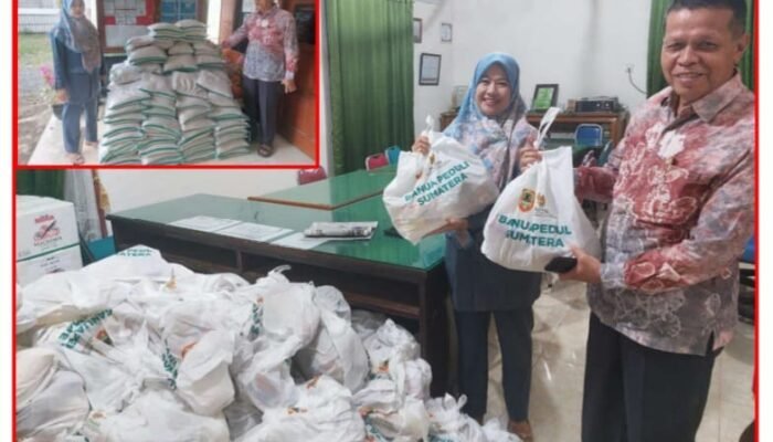 Sinergi BAZNAS Agam dengan BAZNAS Kalsel, Salurkan Bantuan Bencana Alam