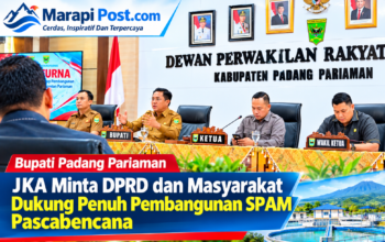 Bupati JKA Minta DPRD dan Masyarakat Dukung Pembangunan SPAM Pascabencana