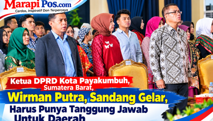 Kata Wirman Putra, Sandang Gelar, Tapi Punya Tanggung Jawab Untuk  Daerah