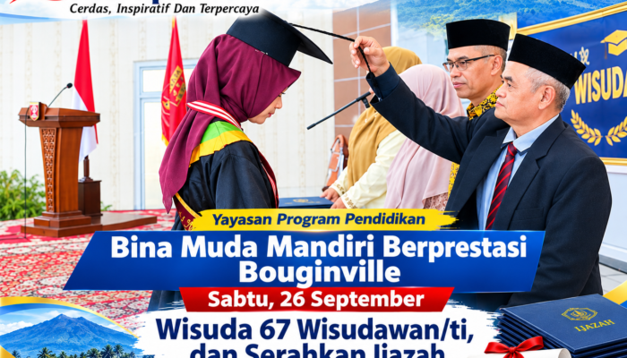 Wisuda ke-27 Bougenville Agam, Cetak Lulusan Terampil & Siap Bersaing di Dunia Kerja