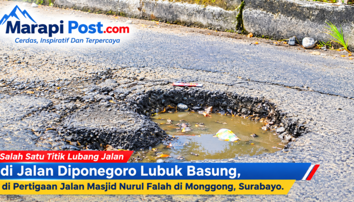 Jalan Kota Lubuk Basung Rusak, Anggaran Ada, Ditunggu Kepastian Perbaikan