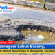 Jalan Kota Lubuk Basung Rusak, Anggaran Ada, Ditunggu Kepastian Perbaikan