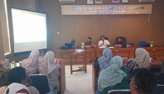 Dinas Pendidikan dan Kebudayaan Tanah Datar Terima Dana TKD Rp 2, 7 Milyar