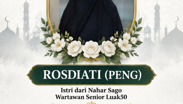 Duka Mendalam Menyelimuti Wartawan Senior Nahar Sago, Istri Tercinta Berpulang